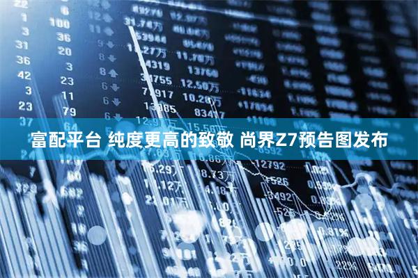 富配平台 纯度更高的致敬 尚界Z7预告图发布